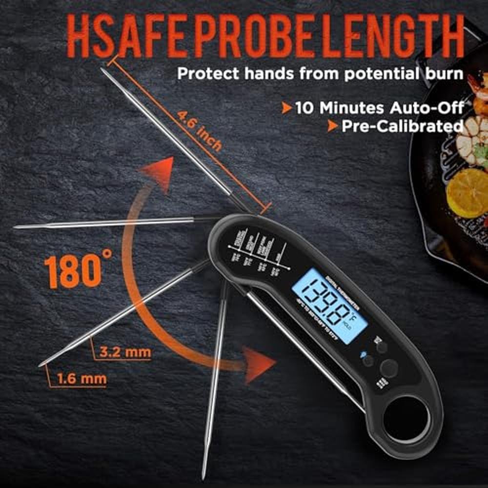 Thermometer Meat: Digital Instant Read Meat Thermometer for – Close-up Detail