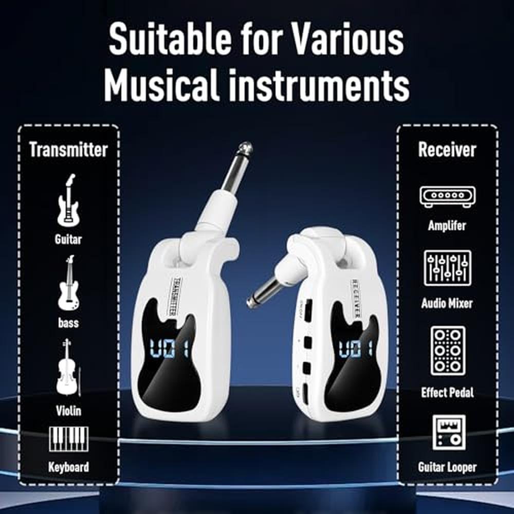 DevilClaw Wireless Guitar System – Side View