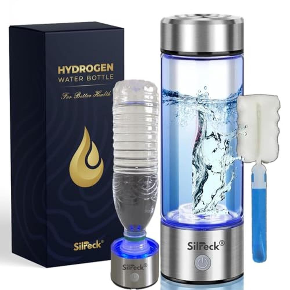 Hydrogen Bottle: Silreck 2025 Premium Hydrogen Water Bottle – Front View