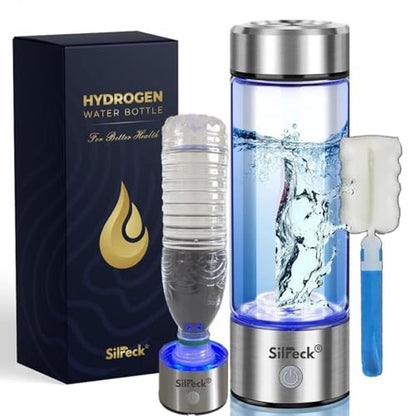 Hydrogen Bottle: Silreck 2025 Premium Hydrogen Water Bottle – Front View