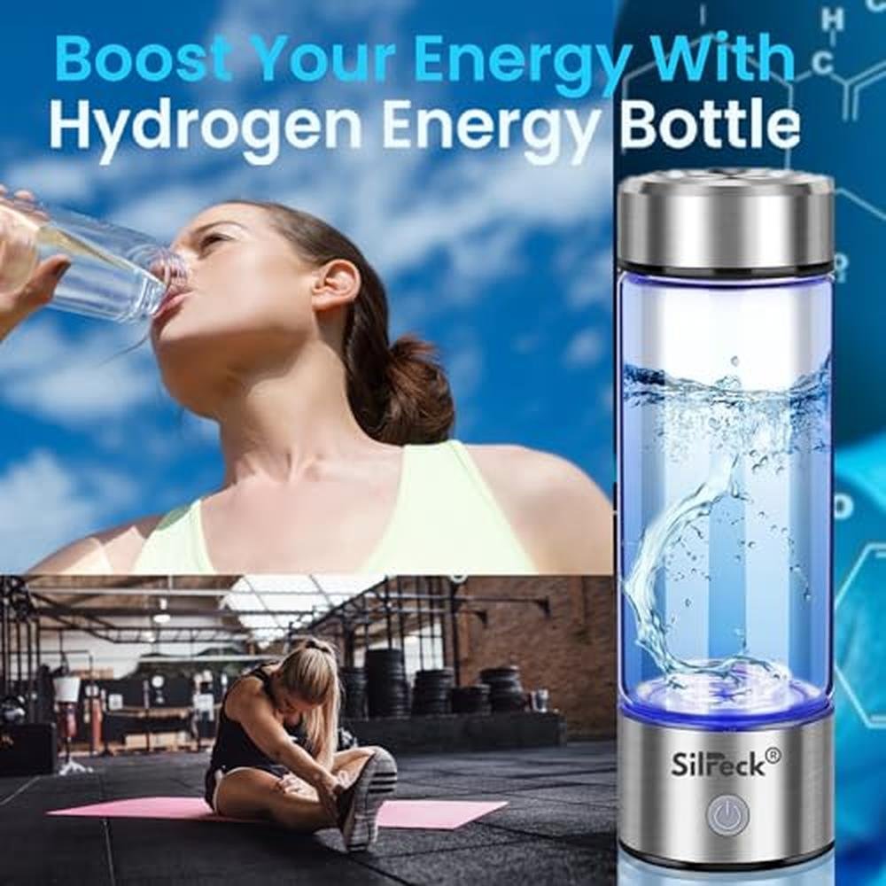 Hydrogen Bottle: Silreck 2025 Premium Hydrogen Water Bottle – Packaging