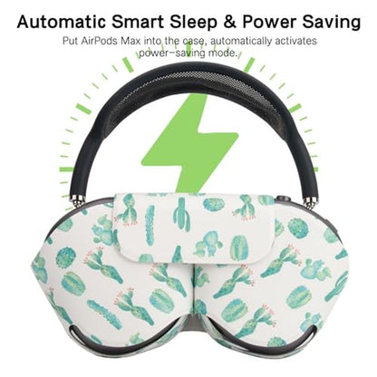 Case AirPods Max: Smart Case Holder Sleep Mode Compatible – Side View