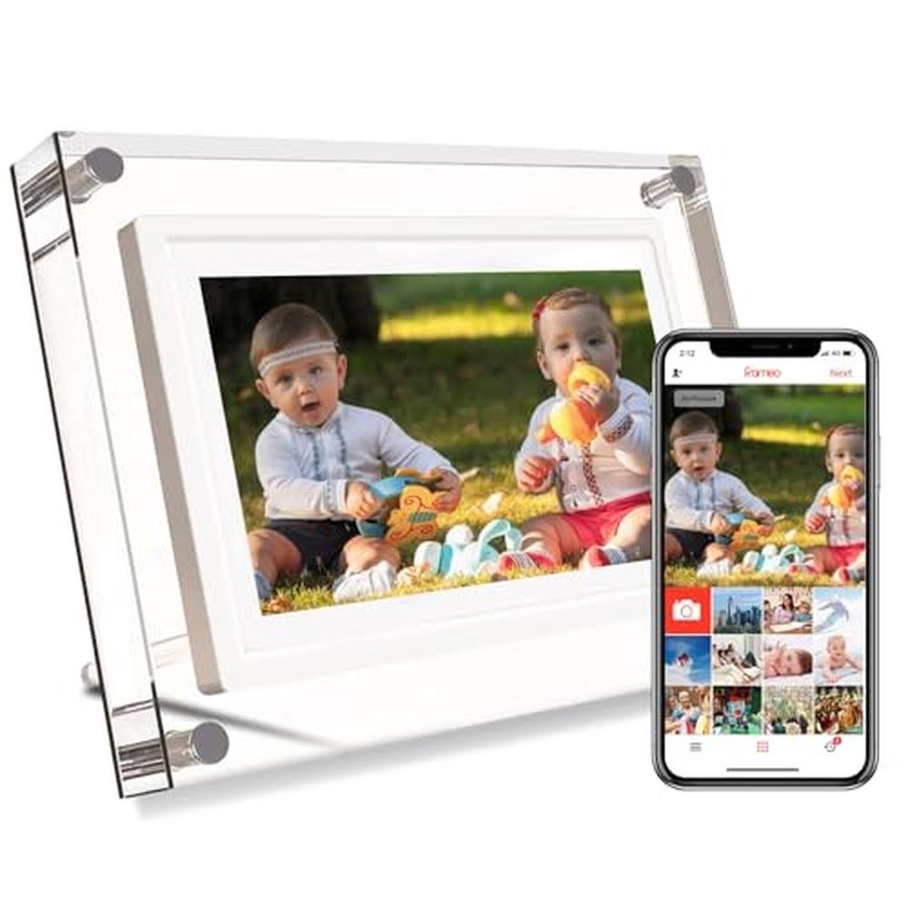 Digital Frame: Frameo 7INCH WiFi Acrylic Digital Picture – Front View