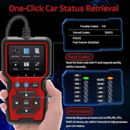 Diagnostic Tool: V519 OBD2 Scanner Live Data Professional – Close-up Detail