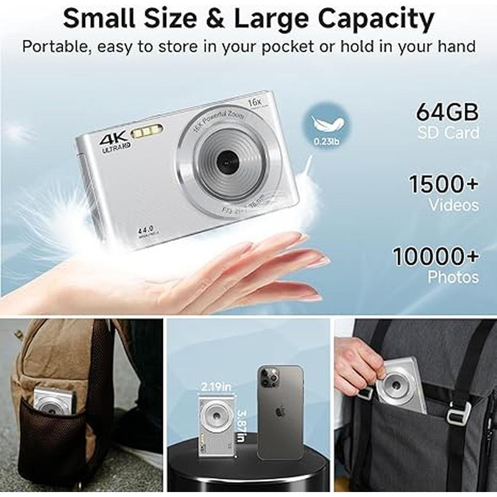 Digital Camera: SMARTKLIK 2025 4K 44MP – Packaging