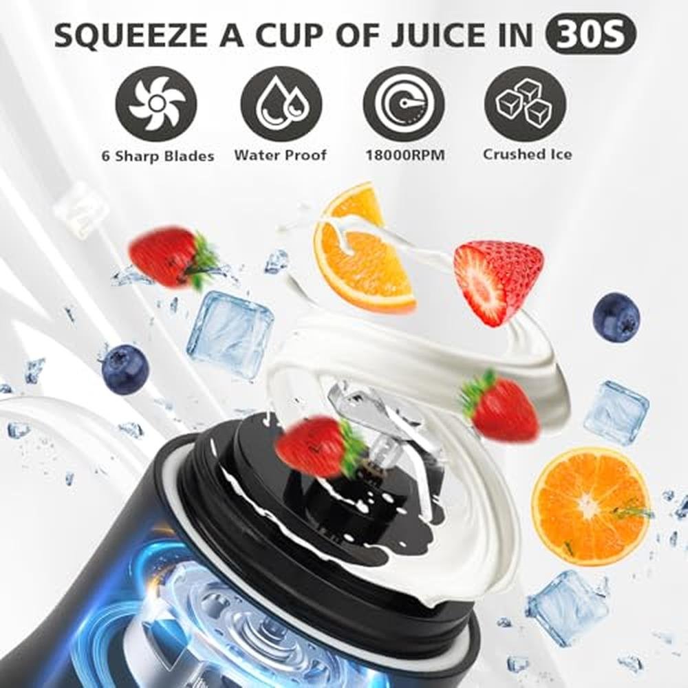 Blender Travel: Swietonic Portable Blender 20oz Electric – Close-up Detail