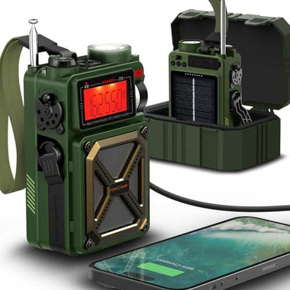 FosPower Emergency Weather Radio – Front View