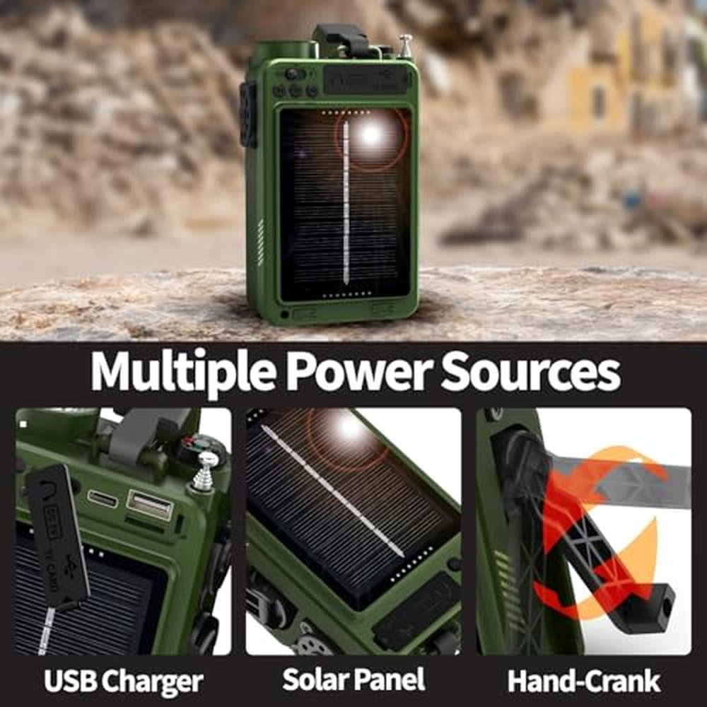 FosPower Emergency Weather Radio – Close-up Detail