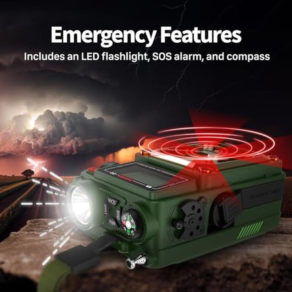 FosPower Emergency Weather Radio – Packaging