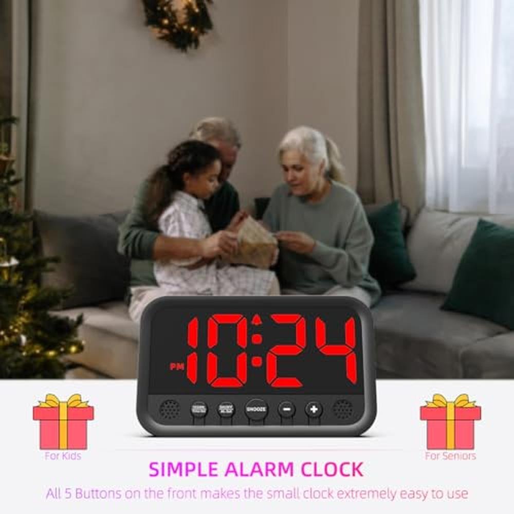Small LED Digital Clock: Deliverable Simple Bedside Clock – Packaging