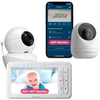 HDS2 WiFi: Babysense HDS2 Non-WiFi 5 HD Baby Monitor with – Front View