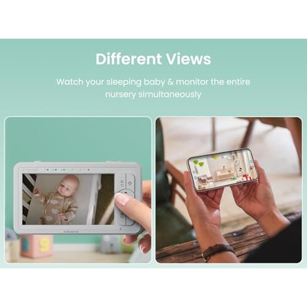 HDS2 WiFi: Babysense HDS2 Non-WiFi 5 HD Baby Monitor with – Close-up Detail