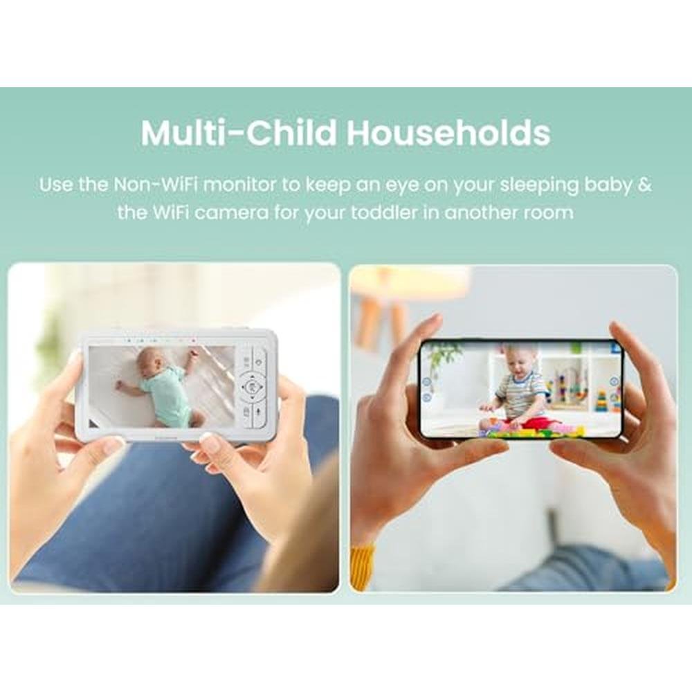 HDS2 WiFi: Babysense HDS2 Non-WiFi 5 HD Baby Monitor with – In Use