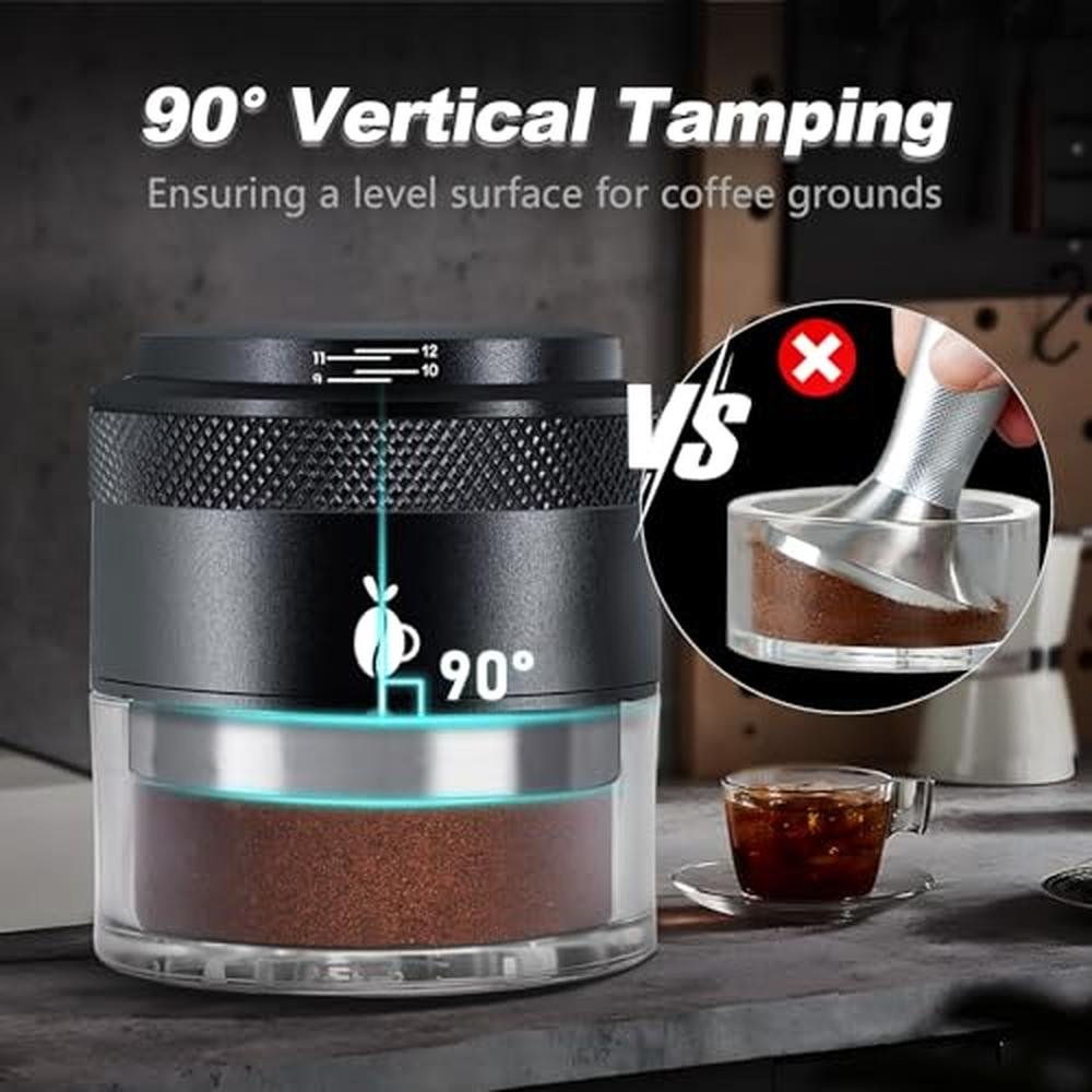 Tamper 53mm: Carrottimes Adjustable Depth Coffee Tamper – Side View