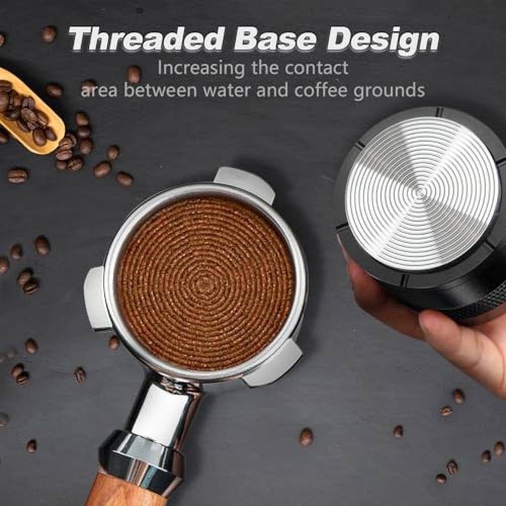 Tamper 53mm: Carrottimes Adjustable Depth Coffee Tamper – In Use