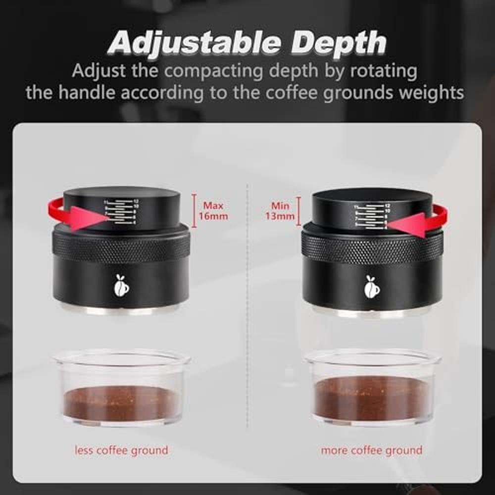 Tamper 53mm: Carrottimes Adjustable Depth Coffee Tamper – Packaging