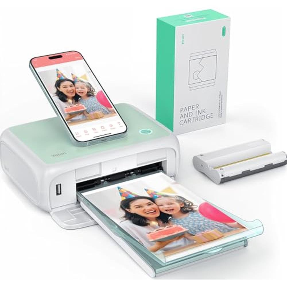 Printer Photo: YOTON 4x6'' Portable Photo Printer with – Front View