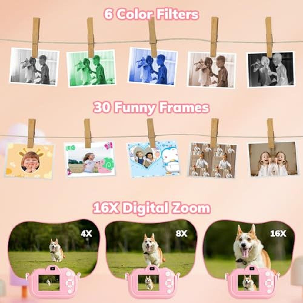 Premium 48MP Kids Digital Camera – Close-up Detail