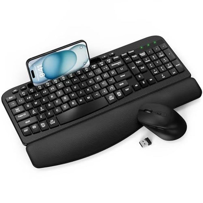 Wireless Keyboard Mouse Combo – Front View
