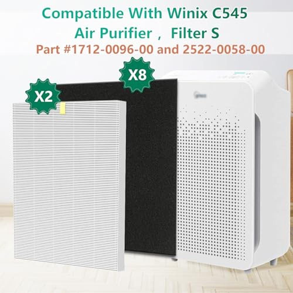C545 Filter: Winix C545 Air Purifier Replacement Filter S – Close-up Detail