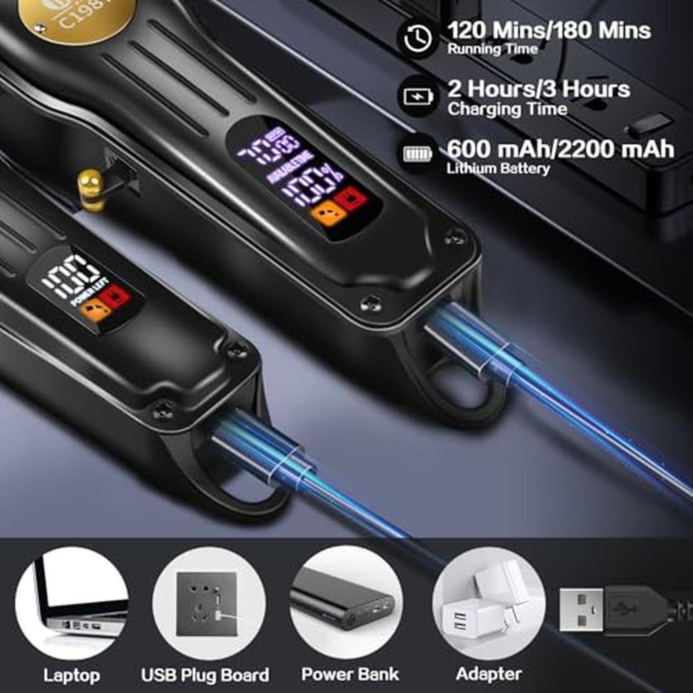 Hair Clippers: Ciicii Mens Hair Clippers and Trimmers Set – Packaging