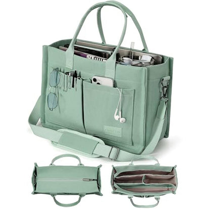 Fioretto Tote Bag: FIORETTO Canvas Tote for Women with – Front View