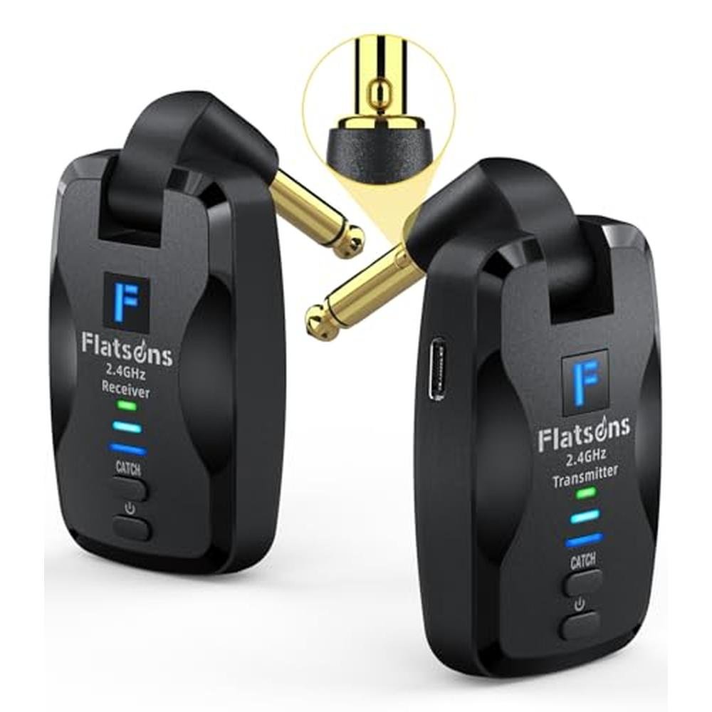 Guitar Transmitter: FW2D Wireless Guitar System 2.4 GHz – Front View