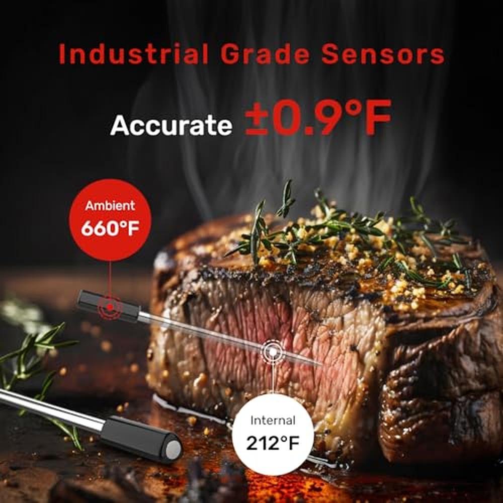 Thermometer Meatmeet: Meatmeet Pro Smart WiFi Wireless Meat – Close-up Detail
