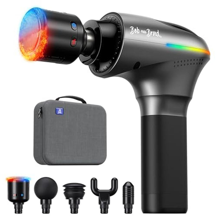 Massage Gun: BOB AND BRAD A2 Pro Professional Percussion – Front View