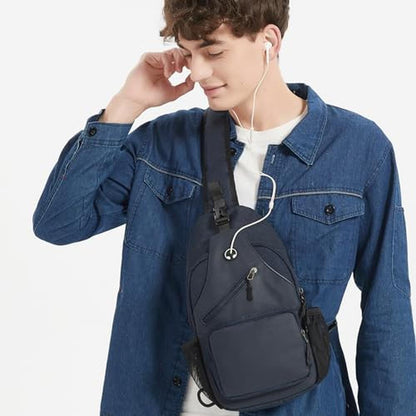 Javolto Sling Bag: Crossbody Bag Cross Body Backpack Travel – Side View