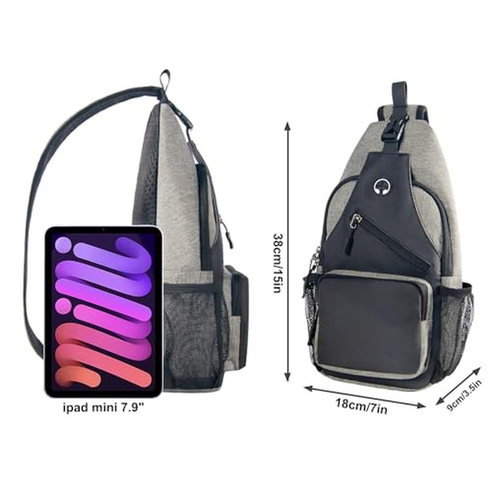 Javolto Sling Bag: Crossbody Bag Cross Body Backpack Travel – Close-up Detail