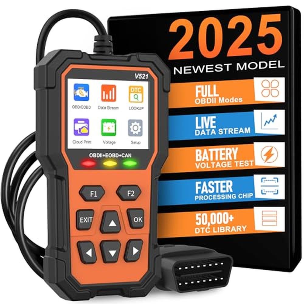 OBD2 Scanner Diagnostic Tool: Professional OBD2 Scanners – Front View