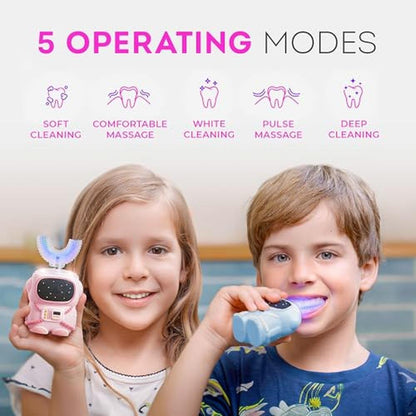 Premium Kids Electric Toothbrush – In Use