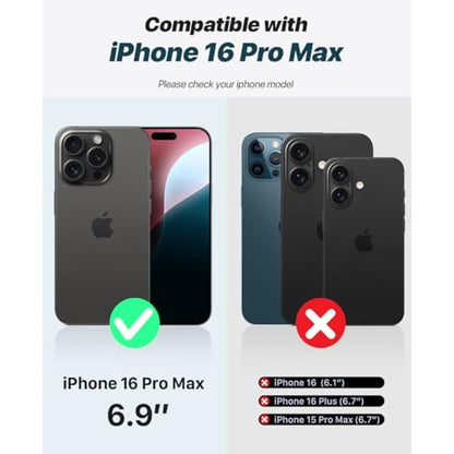 Phone Case OCASE: OCASE iPhone 16 Pro Max Detachable Wallet – Side View