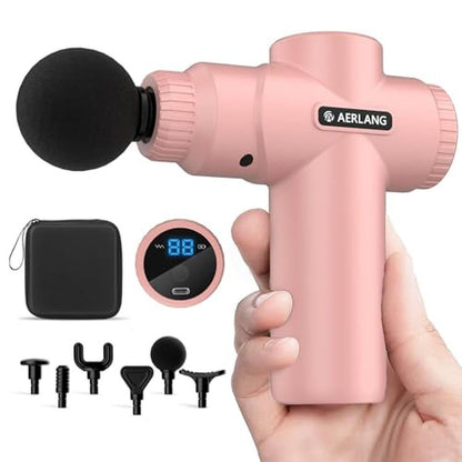 Gun Massage: AERLANG Mini Massage Gun Deep Tissue Massager – Front View