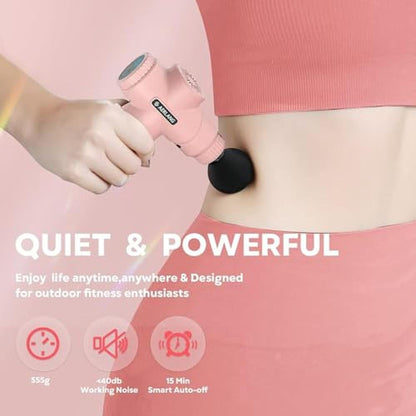 Gun Massage: AERLANG Mini Massage Gun Deep Tissue Massager – Side View