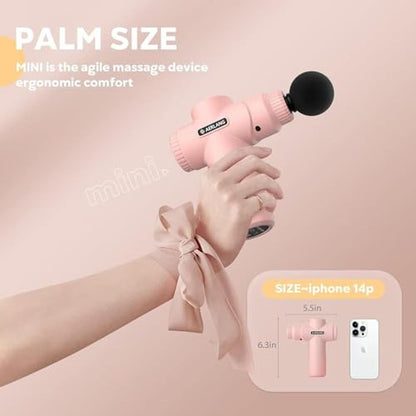 Gun Massage: AERLANG Mini Massage Gun Deep Tissue Massager – Close-up Detail