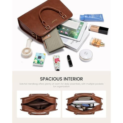 LOVEVOOK Purses: Top Handle Satchel Purse – Close-up Detail