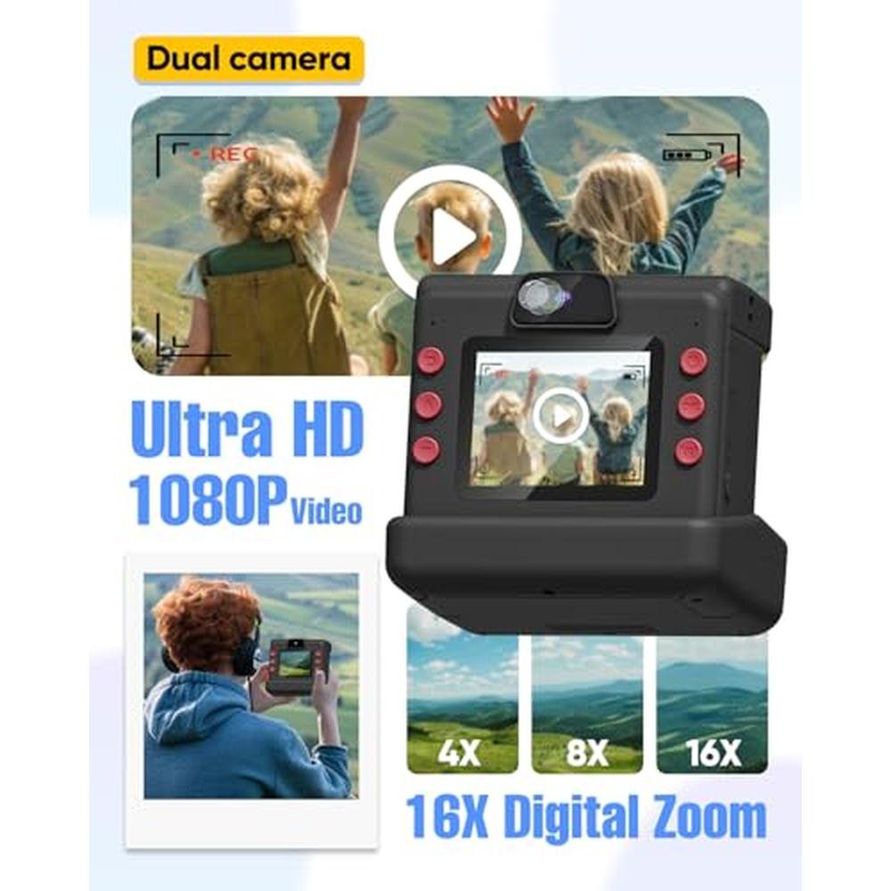 High-End Kids Cameras: Eveedo Instant Print Camera for Girls – Close-up Detail