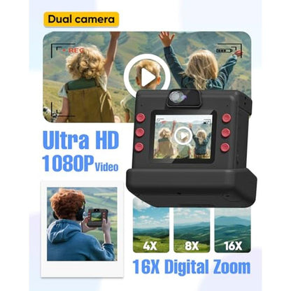 High-End Kids Cameras: Eveedo Instant Print Camera for Girls – Close-up Detail