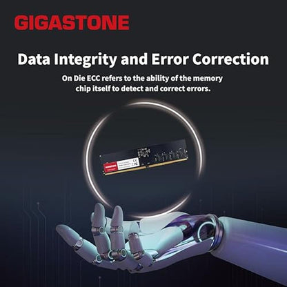 DDR5 RAM: GIGASTONE 16GB DDR5 4800MHz PC5-38400 – Close-up Detail