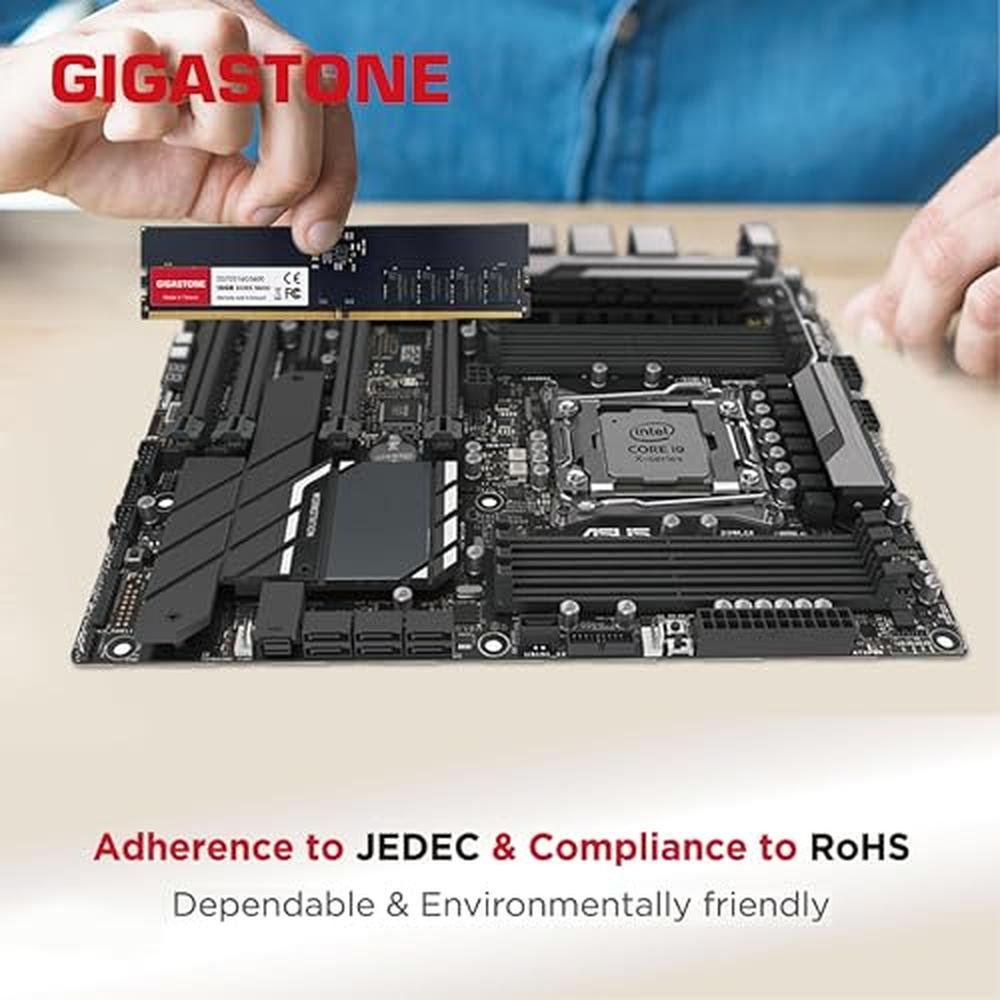 DDR5 RAM: GIGASTONE 16GB DDR5 4800MHz PC5-38400 – Packaging