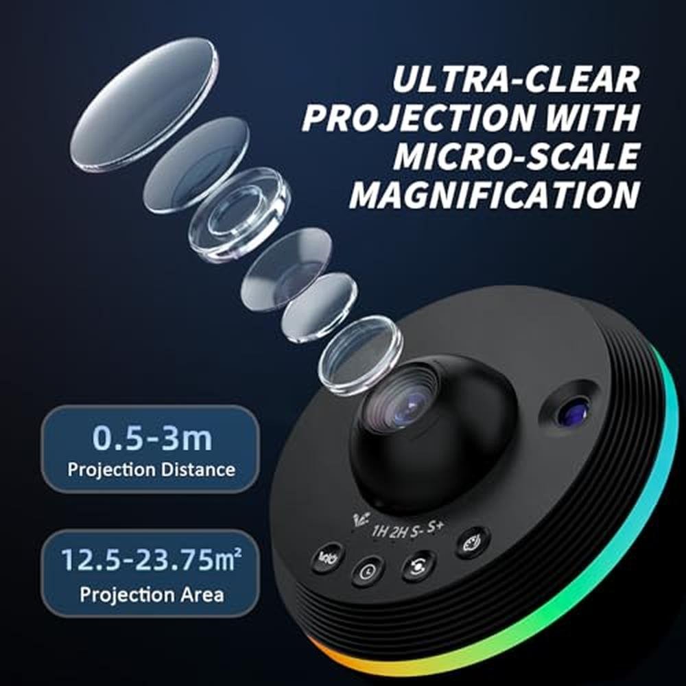 Galaxy Projector: Ainael Star Projector Home Planetarium – Close-up Detail