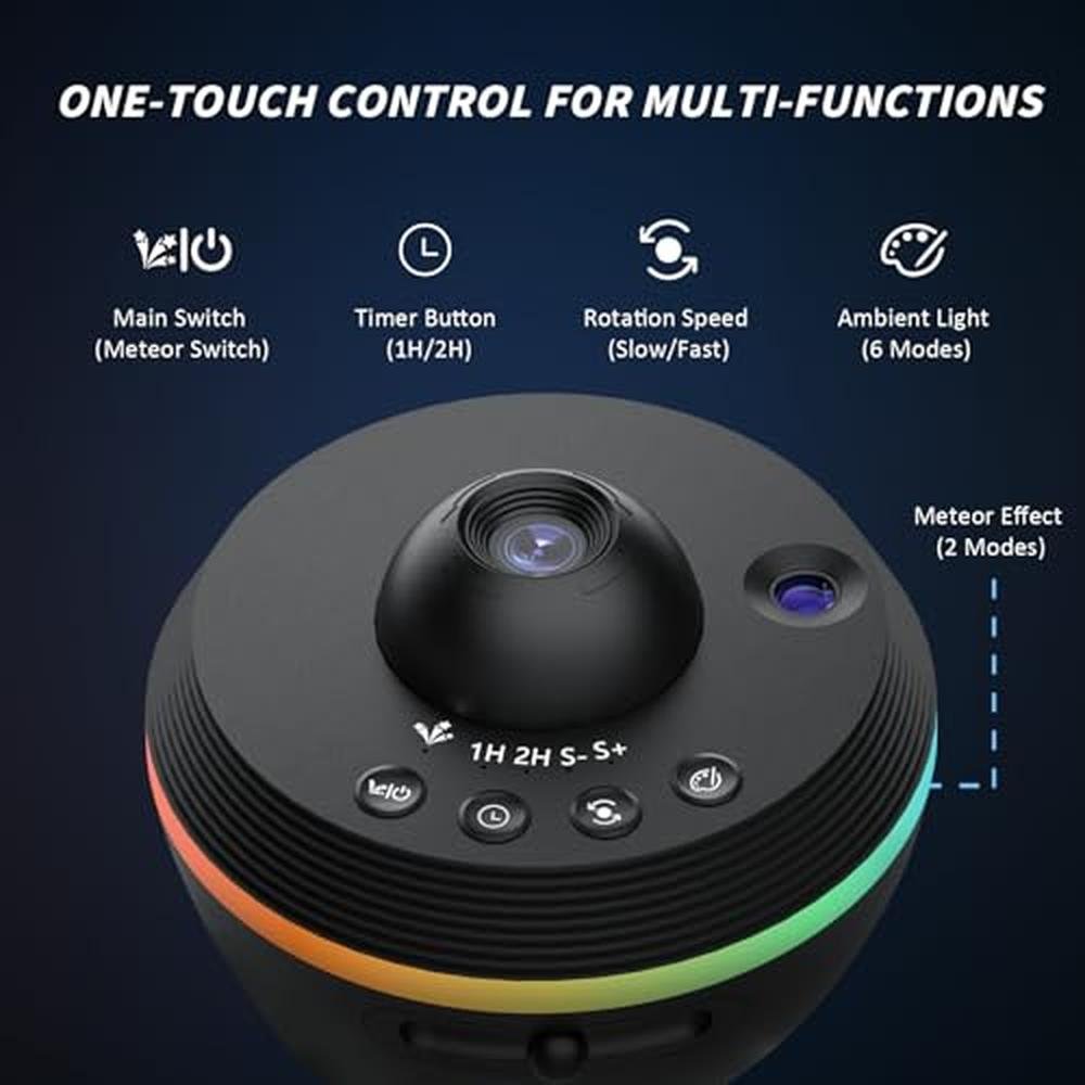 Galaxy Projector: Ainael Star Projector Home Planetarium – In Use