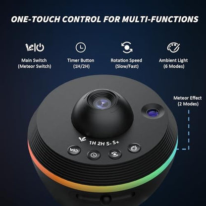 Galaxy Projector: Ainael Star Projector Home Planetarium – In Use