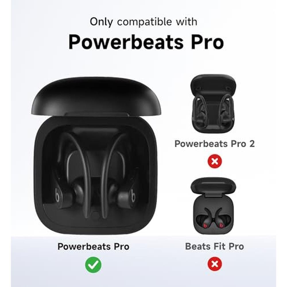 Powerbeats Pro Case Cover: SURITCH Shockproof Magnetic Case – Side View