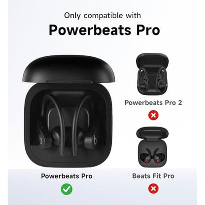 Powerbeats Pro Case Cover: SURITCH Shockproof Magnetic Case – Side View
