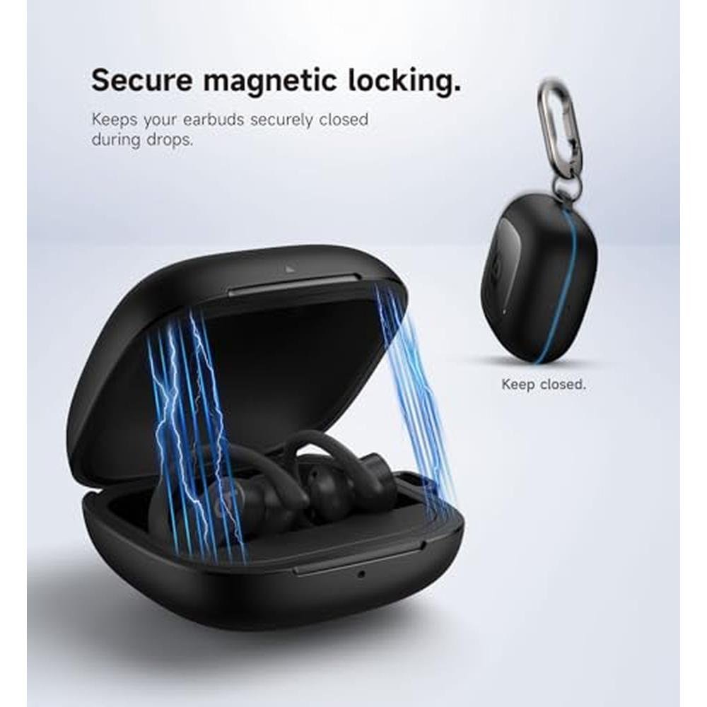 Powerbeats Pro Case Cover: SURITCH Shockproof Magnetic Case – Close-up Detail