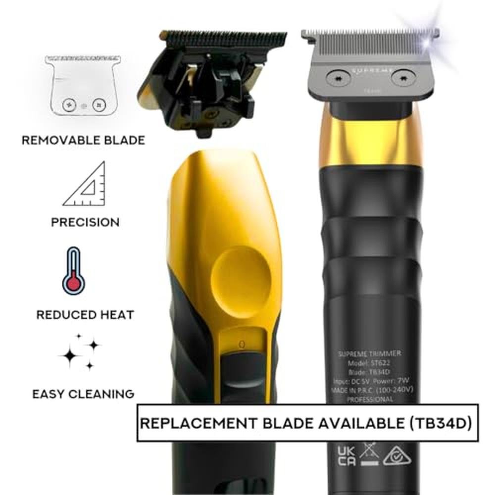 Trimmer Adjustable: Supreme Trimmer 2Spee Cordless Hair – Close-up Detail