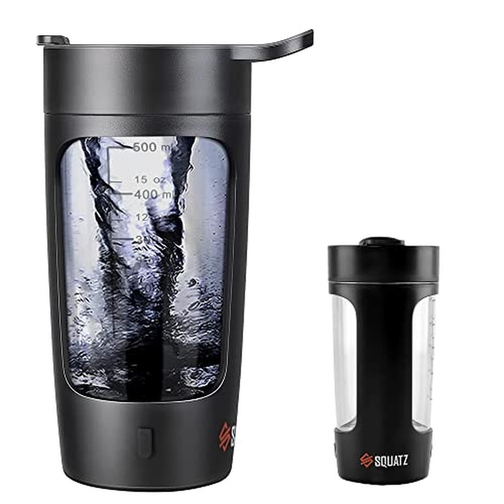 Squatz Electric Shaker Bottle – Front View